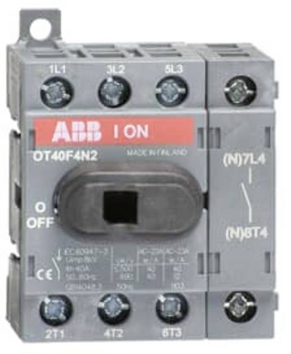 <br> ABB<br> 1SCA104932R1001<br> OT40F4N2<br> Przełącznik rozłączający<br> <br> <br> <br> 4 styki<br> <br> <br> <br>
