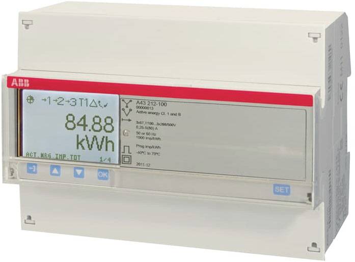 Licznik elektryczny wskazuje '84,88 kWh' na wyświetlaczu cyfrowym.