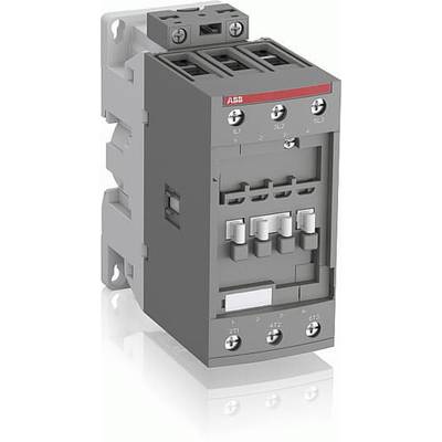 Kontaktor przemysłowy firmy ABB w szarej obudowie z wieloma zaciskami przyłączeniowymi u góry i u dołu; służy do sterowania obwodami elektrycznymi.