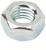 Sześciokątna nakrętka stalowa, srebrzyście błyszcząca. Niezbędna do połączeń mechanicznych, mocuje śruby i zapobiega ich poluzowaniu.