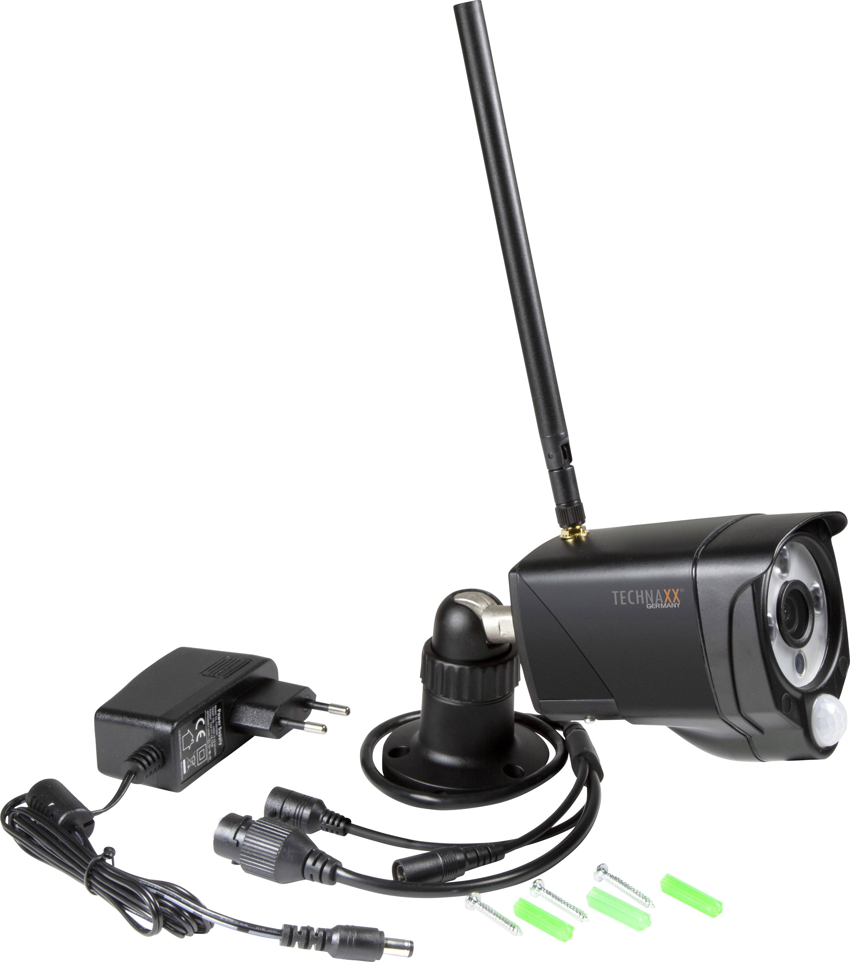 Technaxx TX-145 4881 WLAN, LAN, бездротова, дротова IP-камера відеоспостереження 1-канальна 1920 x 1080 пікселів