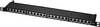 LogiLink NP0047 24 Porty Patch panel 483 mm (19") CAT 6 0.5 U Zamontowany