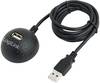 LogiLink Kabel USB USB 2.0 Złącze żeńskie USB-A, Złącze męskie USB-A 1.50 m wielobarwny CU0013B