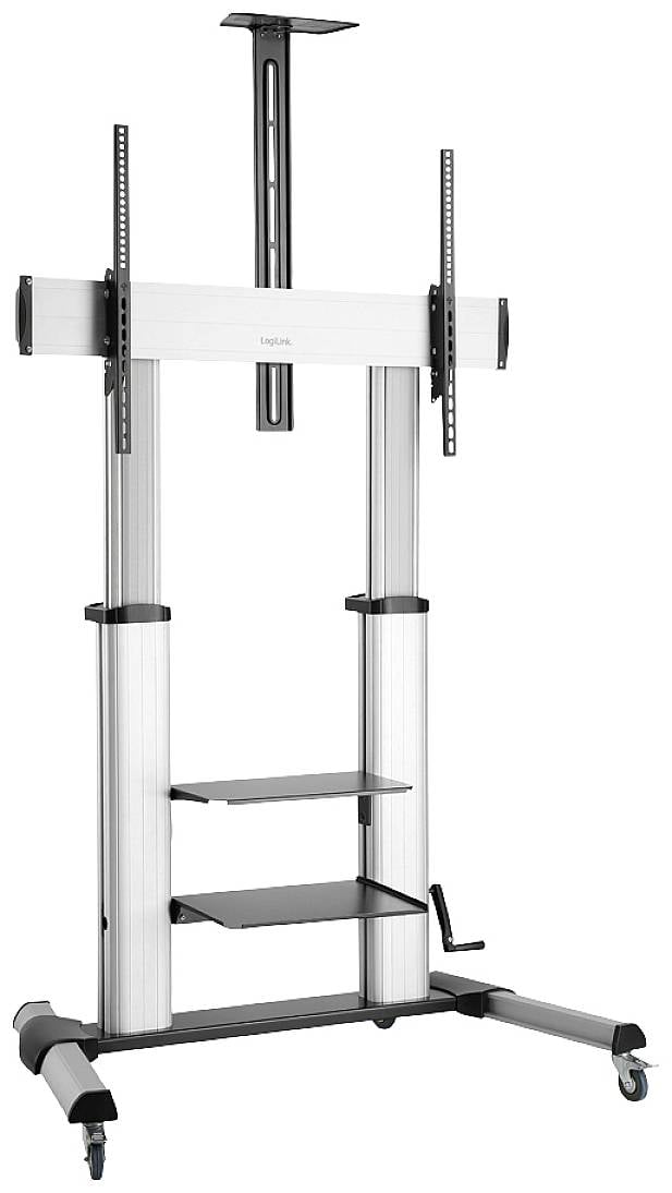 Підставка для телевізора LogiLink BP0084 на колесах для екранів розміром 152,4 см (60 дюймів) - 254,0 см (100 дюймів) з регульован