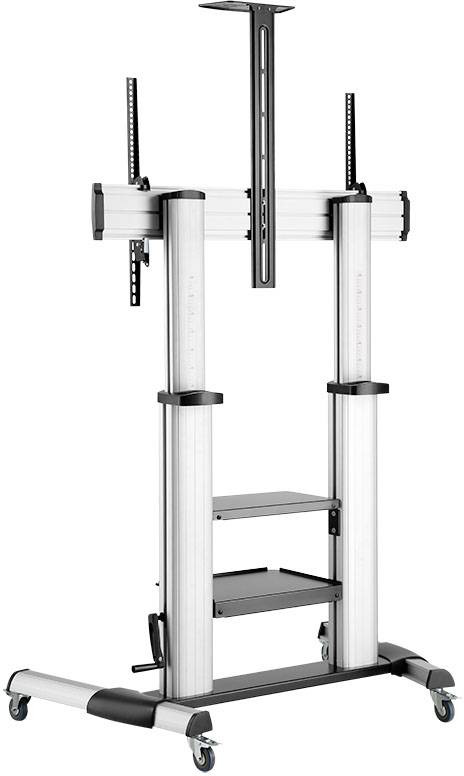 Підставка для телевізора LogiLink BP0084 на колесах для екранів розміром 152,4 см (60 дюймів) - 254,0 см (100 дюймів) з регульован