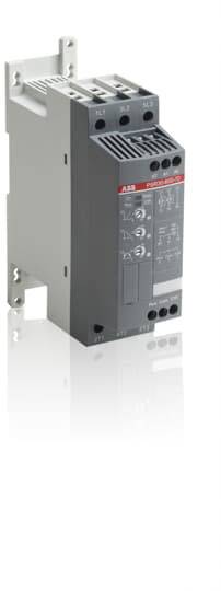 Przemysłowe urządzenie elektryczne zamontowane na ścianie, wyposażone w kilka złączy i przełączników na przedniej płaszczyźnie.