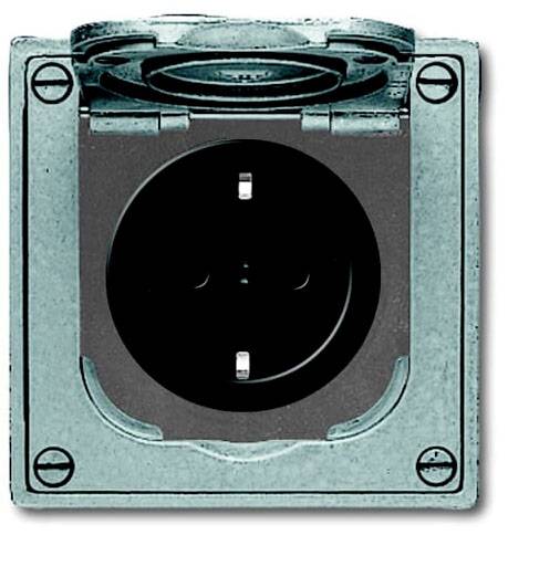 ABB 2CKA002011A3871 Gniazdo wtykowe ze stykiem ochronnym IP41 szary