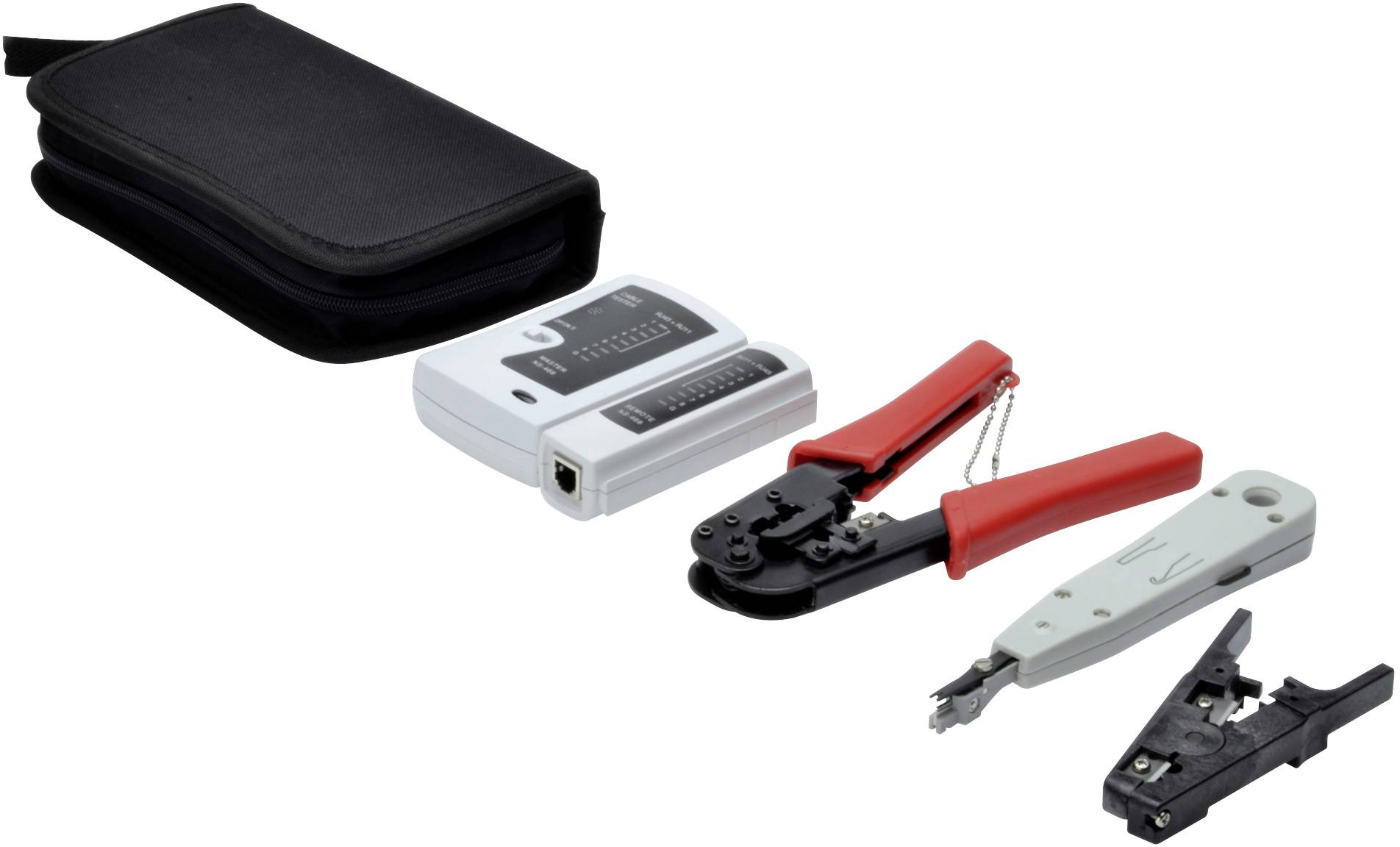 Набір мережевих інструментів Digitus DN-94022 підходить для: CAT 5e, CAT 6, CAT 7