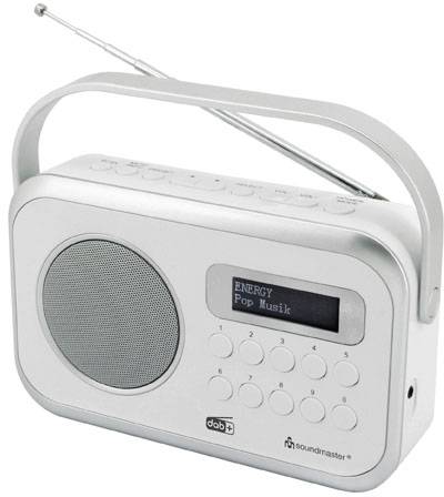 Radio soundmaster DAB270WE DAB+, fale metrowe (VHF) biały