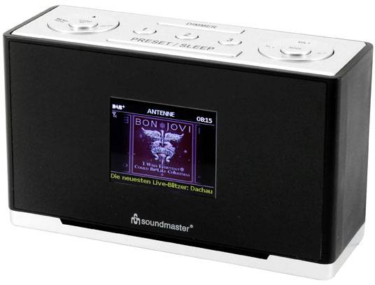 soundmaster UR240SW Radio DAB+, fale metrowe (VHF) AUX czarny