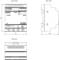 Rysunek elektrycznej jednostki sterującej z wymiarami w mm. Przedstawia widok z przodu, z boku i z góry. Zawiera opisy i złącza.