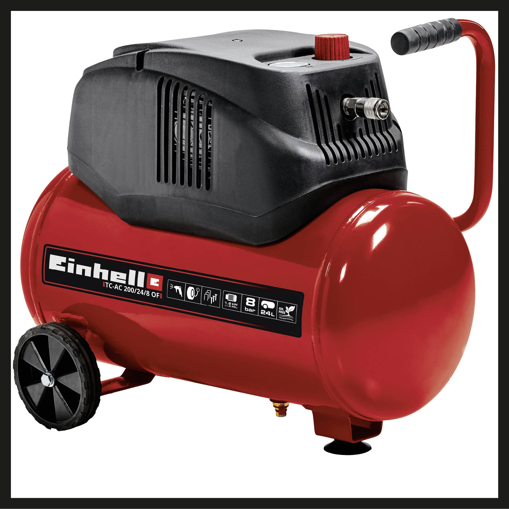 Повітряний компресор Einhell TC-AC 200/24/8 OF 8 бар