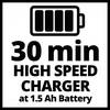 Ładowarka WYSOKIEJ WYDAJNOŚCI 30 min dla akumulatora 1,5 Ah
