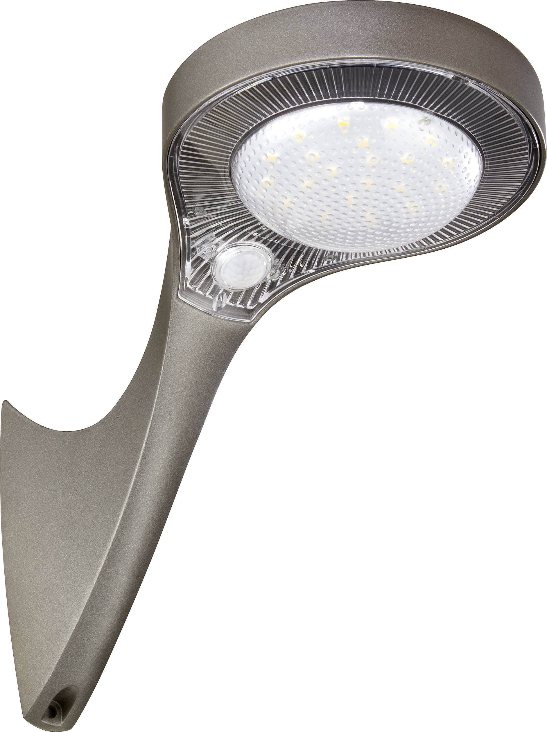 Сонячний настінний світильник з датчиком руху Sygonix SY-4673532, 10 Вт, 1000 лм, 3000 K, IP65