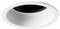 Okrągły, biały spot wpuszczany z czarnym pierścieniem wewnętrznym. Idealny do nowoczesnego wystroju sufitu i precyzyjnego oświetlenia.
