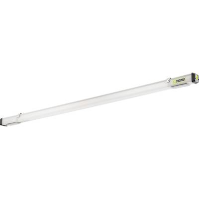 Długa, smukła lampa LED z wytrzymałą obudową i małym logo z boku, przeznaczona do zastosowań przemysłowych.