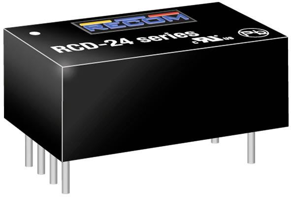 Czarny element elektroniczny z serii 'RCD-24' z wieloma srebrnymi stykami, przeznaczony do stosowania w obwodach elektronicznych.