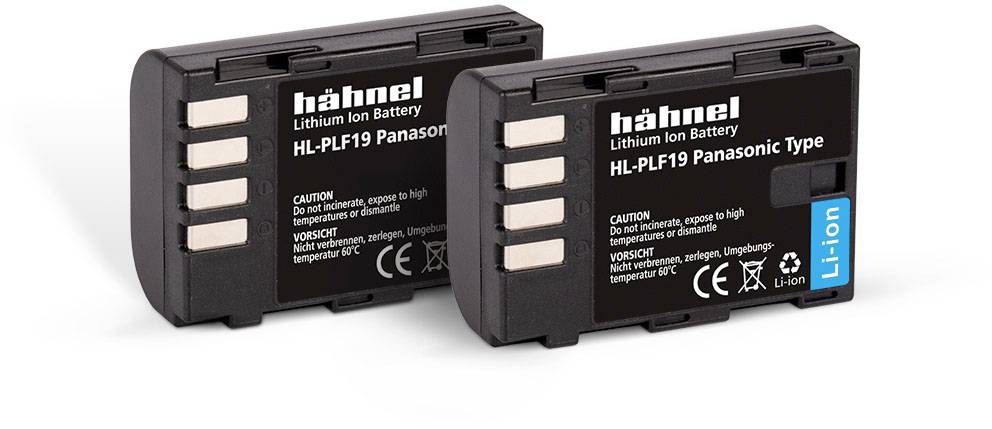 Hähnel Fototechnik HL-PLF19, змінний акумулятор 2er, літій-іонний, 7,2 В, 1970 мАг