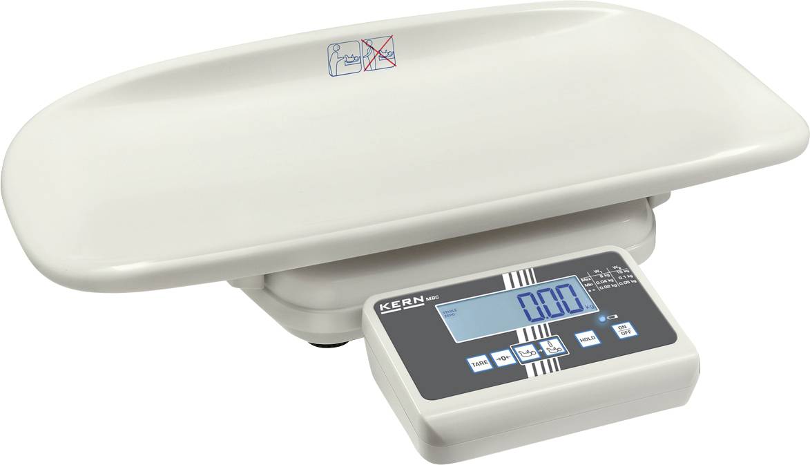 Цифрові дитячі ваги Kern MBC 15K2DEM, макс. діапазон вимірювання = 15 кг, багатоколірні, перевірені