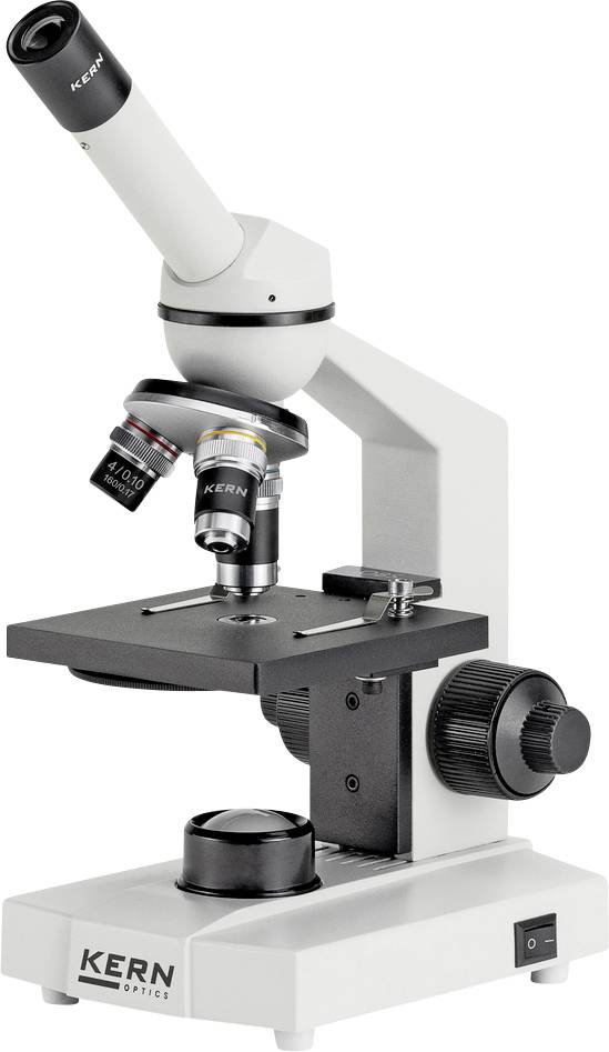 Монокулярний мікроскоп Kern OBS 111 OBS 111, що працює в прохідному світлі, 400 x, прохідне світло