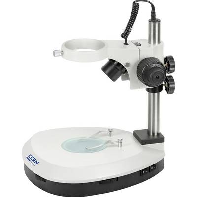 Mikroskop laboratoryjne z oświetleniem LED i regulowanym stojakiem. Odpowiednie do precyzyjnych badań i analiz naukowych.