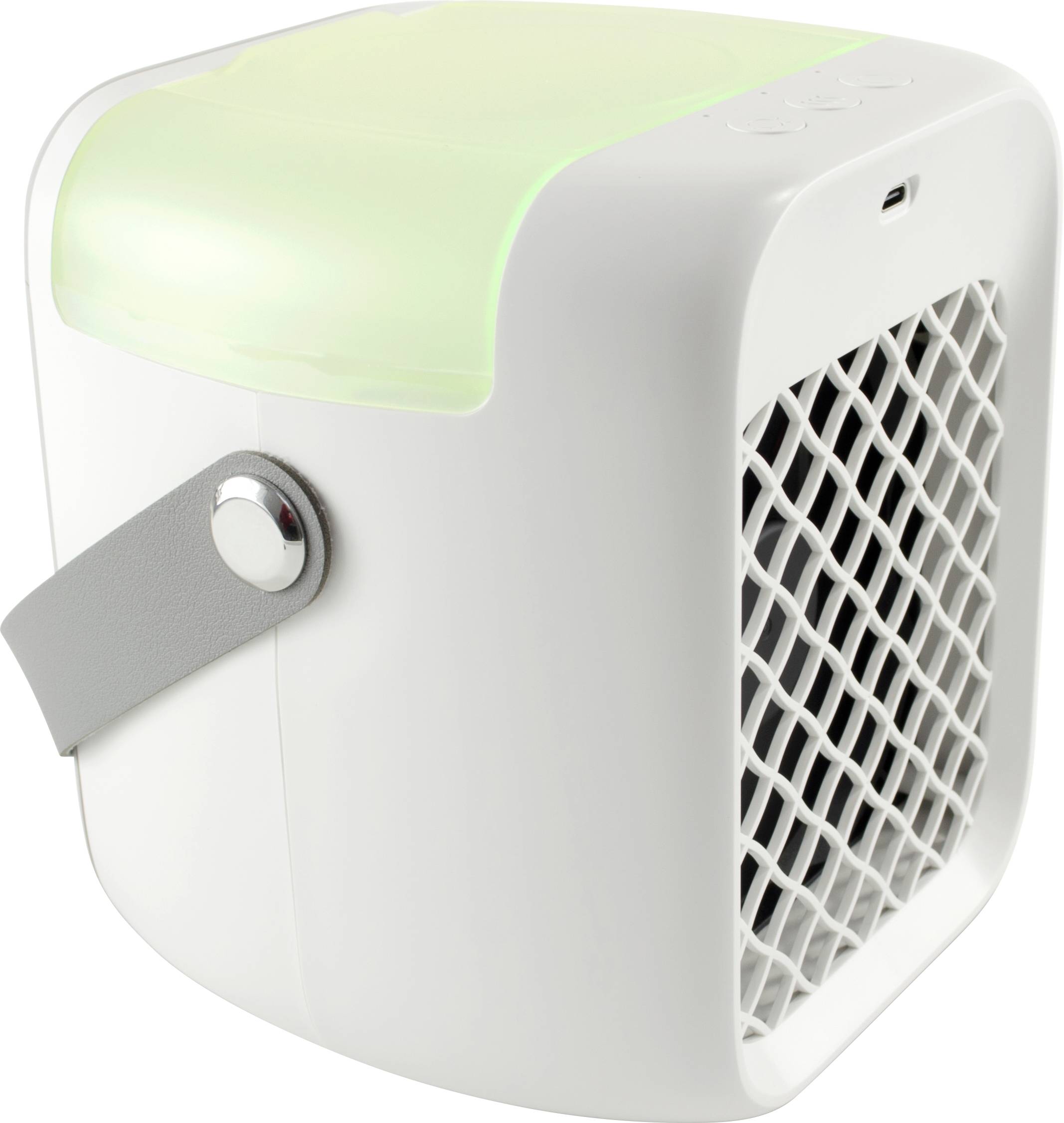 Повітряний охолоджувач X4-LIFE (Д x Ш x В) 15,2 x 17,4 x 17,3 см з батареєю, підсвічуванням, з можливістю вибору настрою