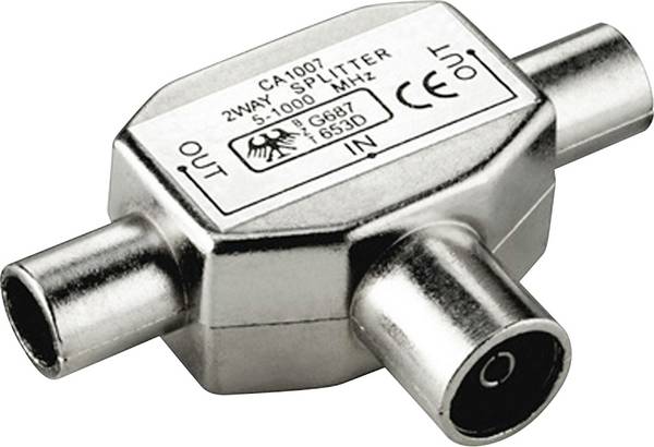<br>  Value<br>  11.99.4476<br>  Adapter Coax-T<br>  podwójne ekranowanie<br>  Złącza: Gniazdo koncentryczne IEC, Złącze koncentryczne IEC<br>  <br>  1 szt.<br>