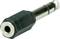 Adapter z gniazdem jack 3,5 mm oraz wtyczką jack 6,3 mm.