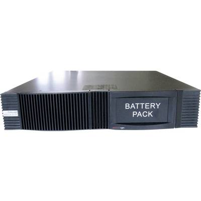 Czarny sprzęt z napisem 'BATTERY PACK' na przedniej stronie. Posiada szczeliny wentylacyjne i służy do zapewnienia ciągłości zasilania.