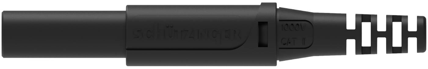 Роз'єм Schützinger DI SFK 30 S Ni / OK / SW чоловічий з пружинною фіксацією, 1 шт.