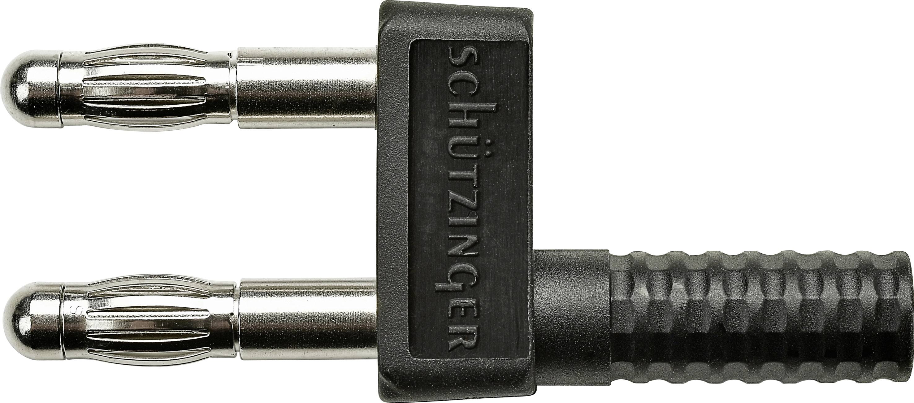 Джампер з штекером Schützinger KURZ 8454 / 11-4 IG MB / Ni / SW KURZ 8454 / 11-4 IG MB / Ni / SW чорний 1 шт.