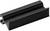Czarna metalowa część o kształcie przypominającym szynę, prawdopodobnie element systemu mocującego.