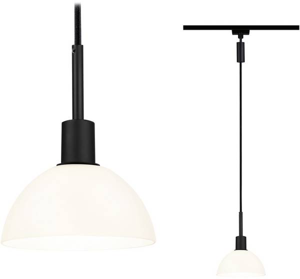 Lampa sufitowa, podwieszana Paulmann Sarrasani 96974 E14    czarny (matowy), opal