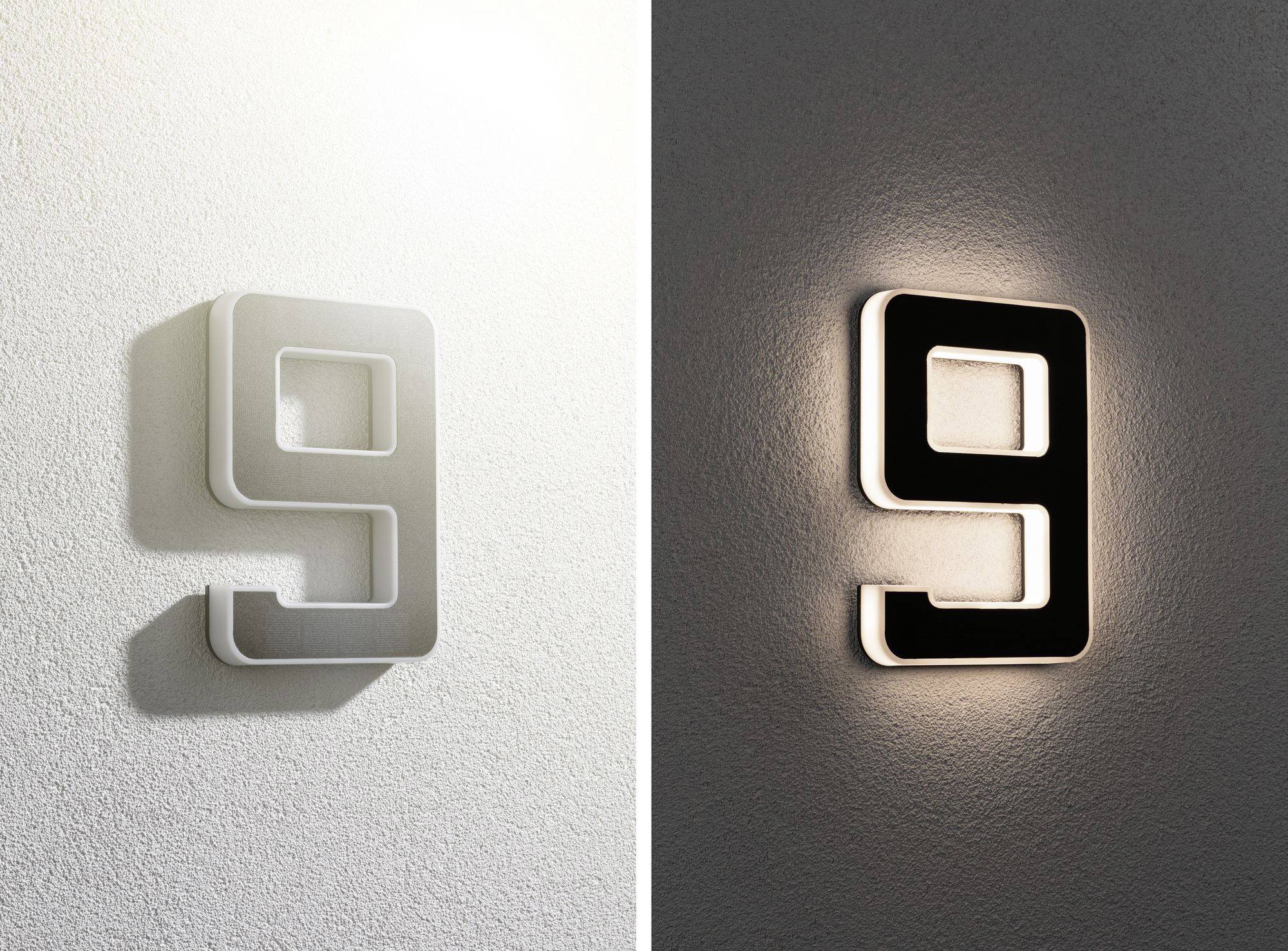 Підсвічений номер будинку, сонячний Paulmann 4000870798508 79850 0.20 Вт 20 лм IP44