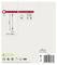 Tył opakowania lampy wiszącej ze szczegółami: oprawa E27, kolor czarny matowy. Bez żarówki, wysokość 125,5 cm, średnica 140 mm.