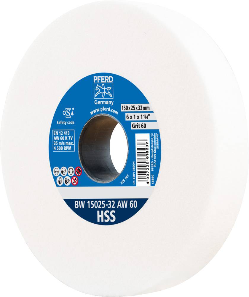 PFERD TOOLS 39008428 Шліфувальний круг зі стійкою Діаметр 150 мм Діаметр отвору 32 мм сталь 1 шт.