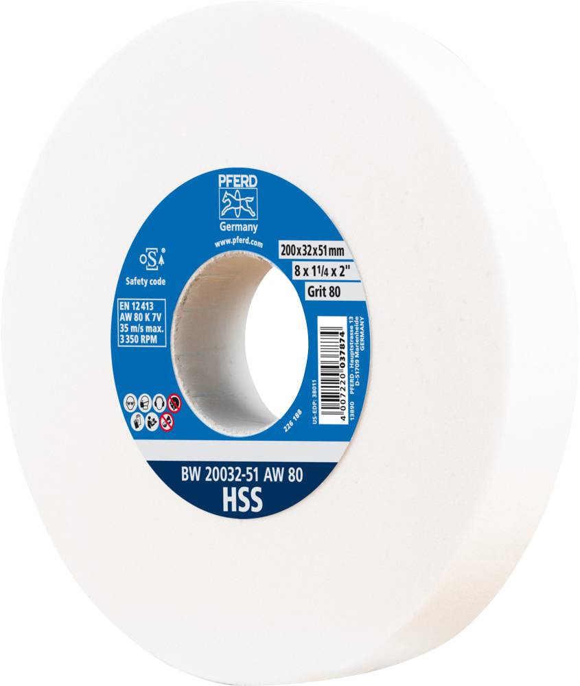 PFERD TOOLS 39009704 Шліфувальний круг зі стійкою Діаметр 200 мм Діаметр отвору 51 мм сталь 1 шт.