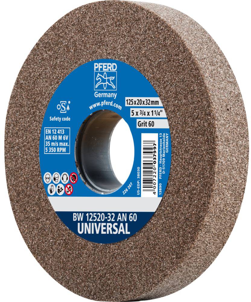 PFERD TOOLS 39009716 Шліфувальний круг зі стійкою Діаметр 125 мм Діаметр отвору 32 мм сталь, нержавіюча сталь, чавун 1 шт.