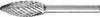 Frez PFERD TOOLS B 1230/6 ALLROUND 21001017, 12 mm x 70 mm , 1 szt.