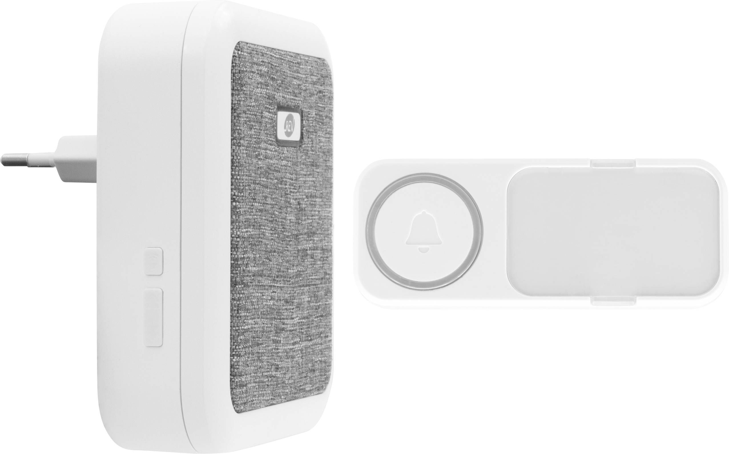 REV Funk-Gong Orchestra netzbetrieben weiß рінгтон, 433 МГц, 100 дБА, 150 м