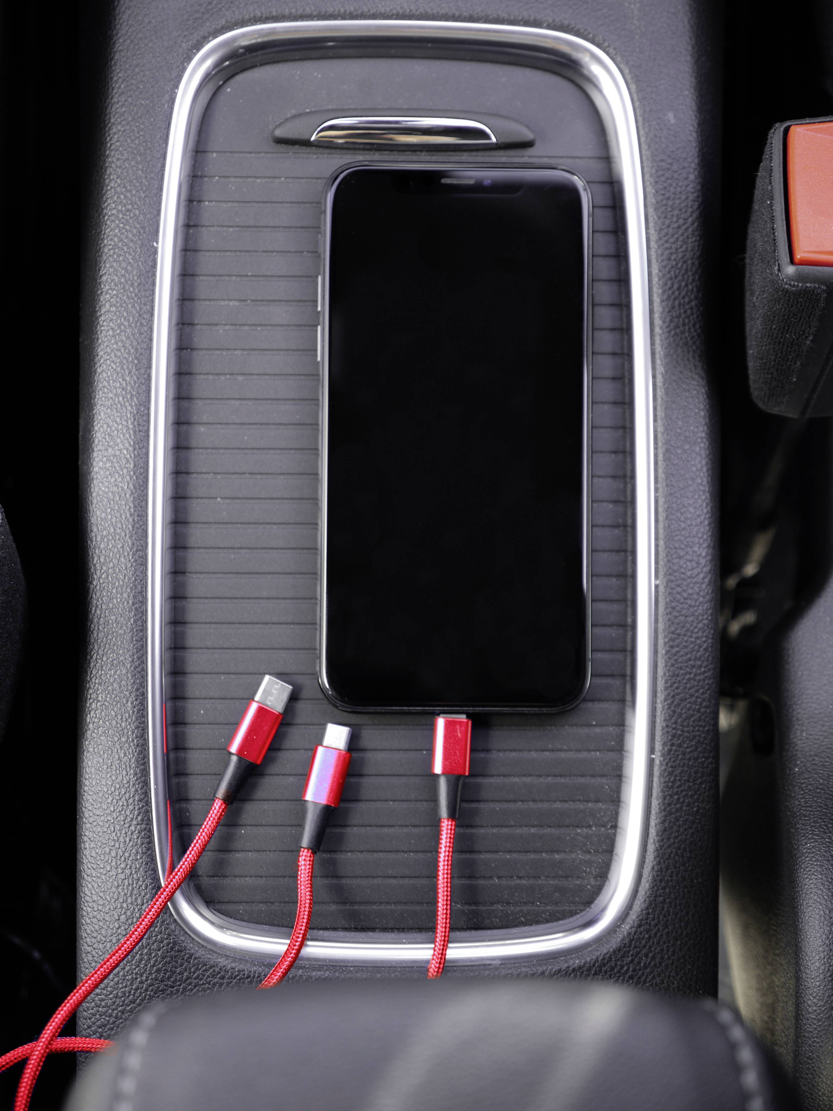 USB-кабель для зарядки Smrter USB 2.0 USB-A Male, USB-C® Male, Lightning Male, USB Micro-B Male 1,20 м Червоний SMRTER_HYDRA_ULT_R