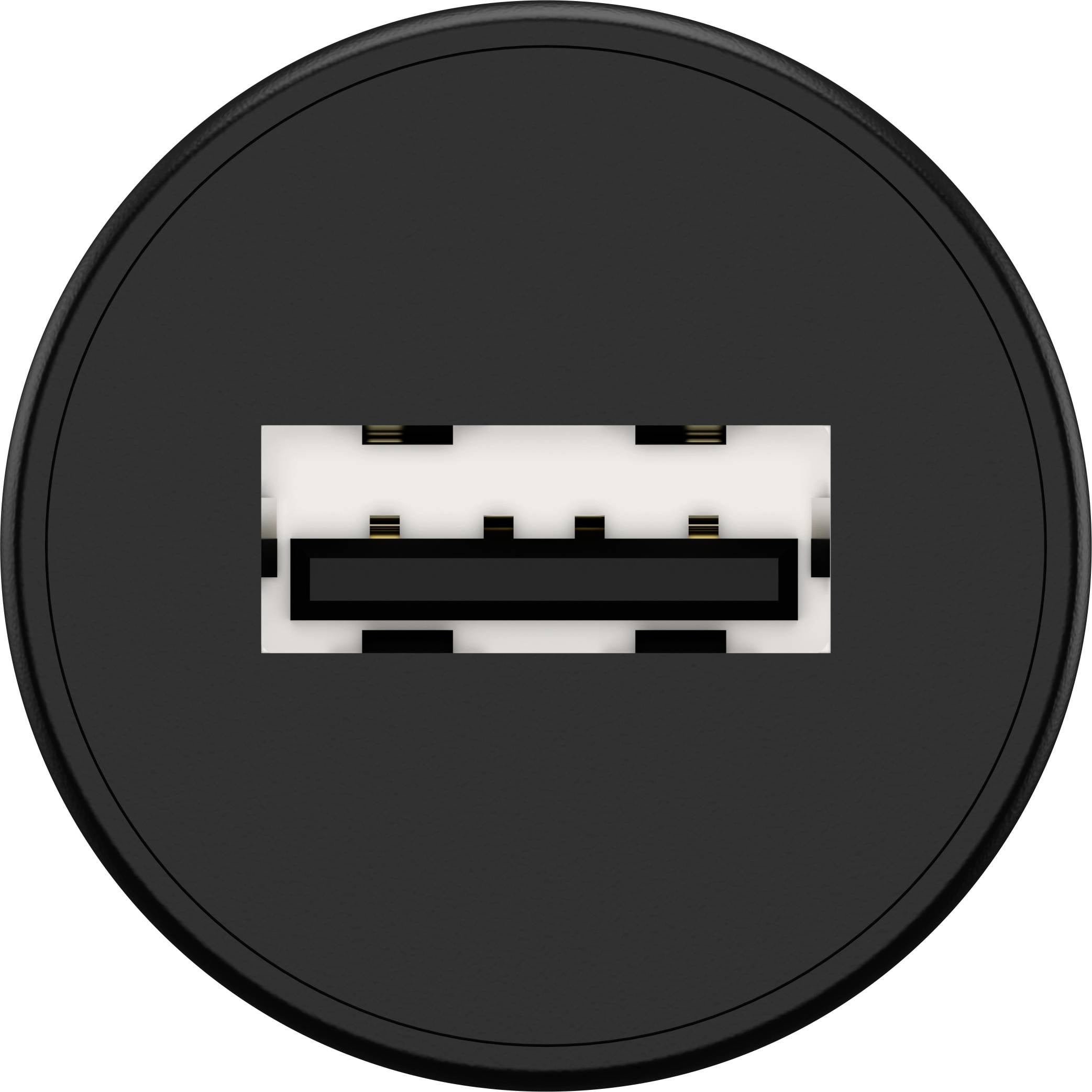 Złącze USB na czarnym tle.