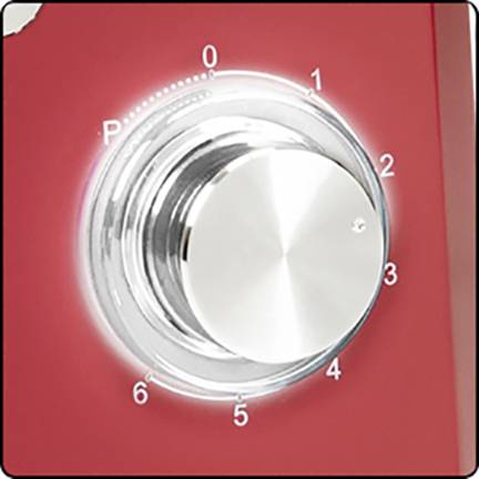 Тістомісильник Clatronic KM 3765, 1500 Вт, червоний