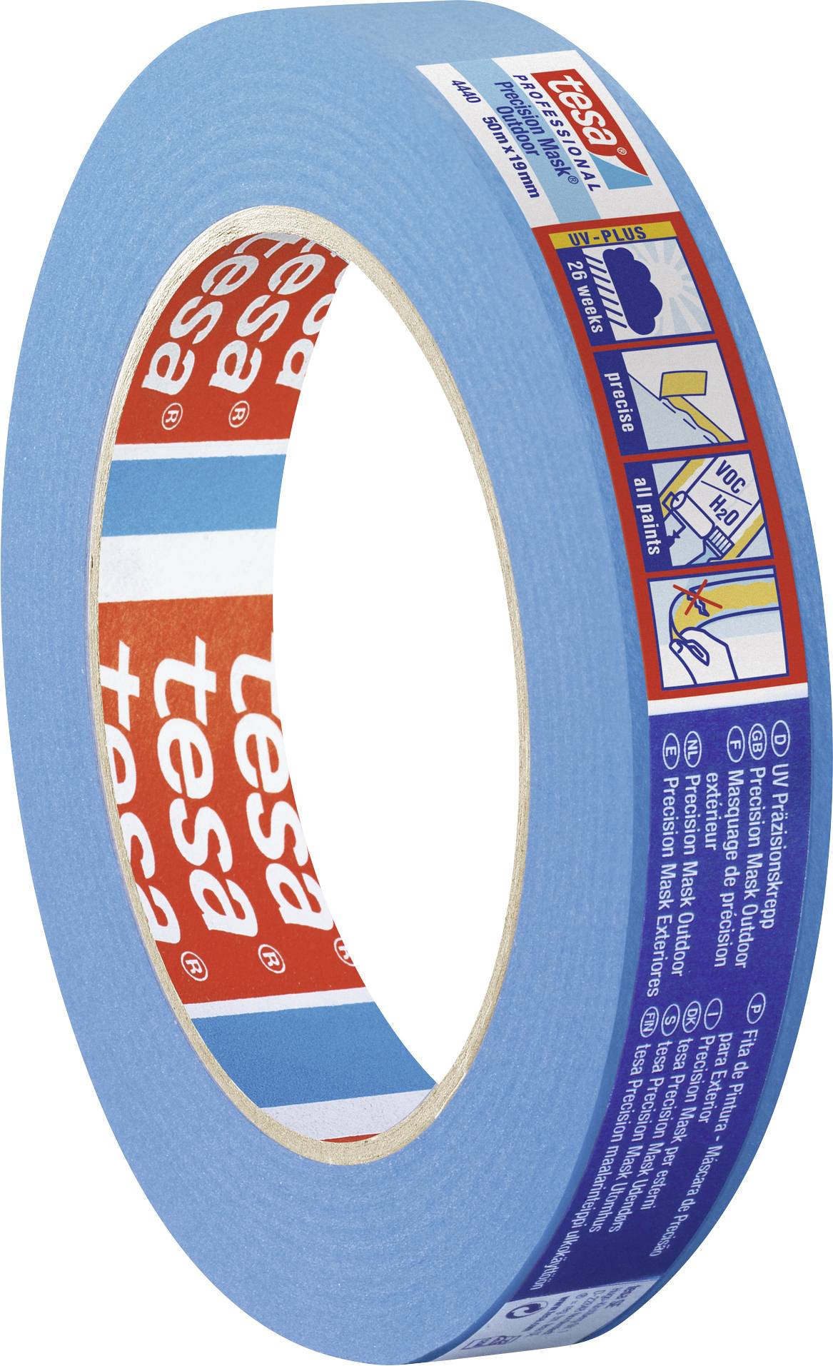 Малярська стрічка tesa tesa® Professional 04440-00000-00 PRECISION OUTDOOR (Д x Ш) 50 м x 19 мм 50 м 1 шт.