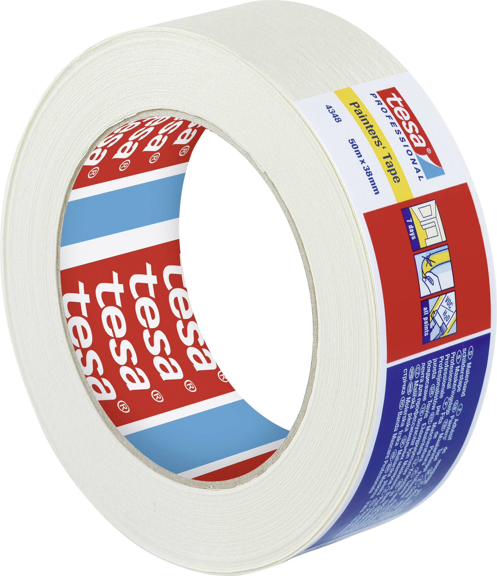 Малярська стрічка tesa tesakrepp® 04348-00018-03 СТАНДАРТНА (Д x Ш) 50 м x 38 мм 50 м 1 шт.