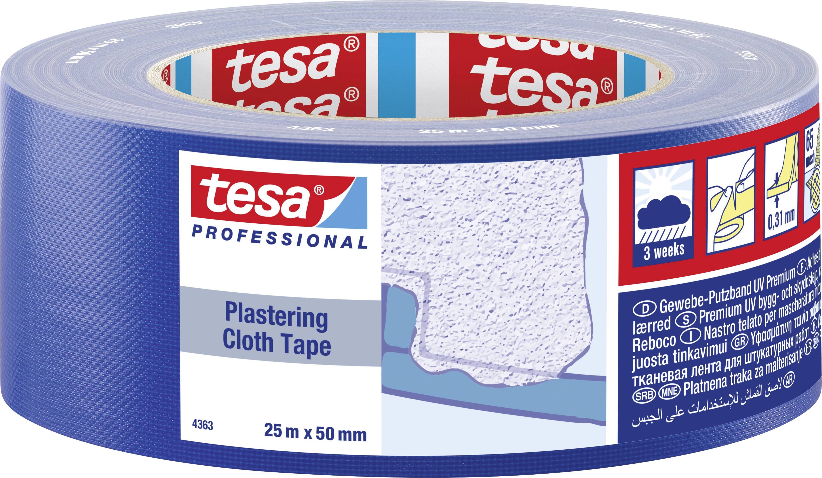 Штукатурна стрічка tesa tesa® Professional 04363-00001-02 (Д x Ш) 25 м x 50 мм 25 м 1 шт.
