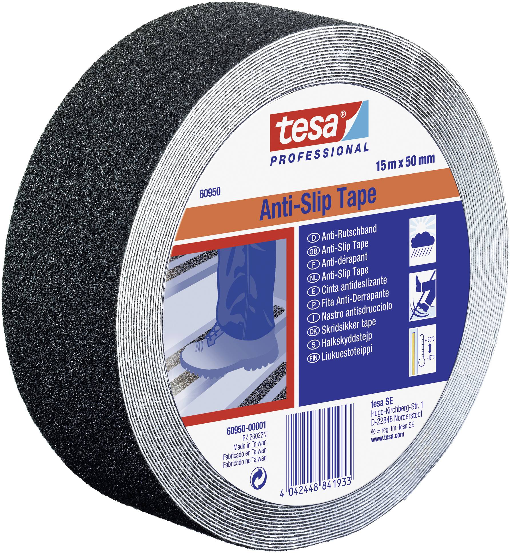 Протиковзка стрічка tesa tesa® Professional 60950-00001-00 (Д x Ш) 15 м x 50 мм 15 м 1 шт.