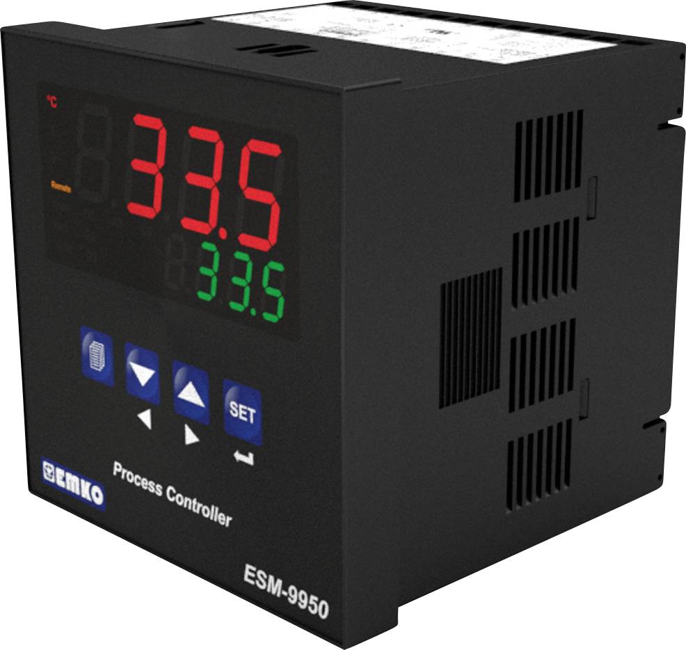 Emko ESM-9950.1.20.1.1/00.00/0.0.0.0 Універсальний контролер Pt100, L, J, K, R, S, T, B, E, N, C -200 до 1700 °C Реле 5 A (Д x Ш x