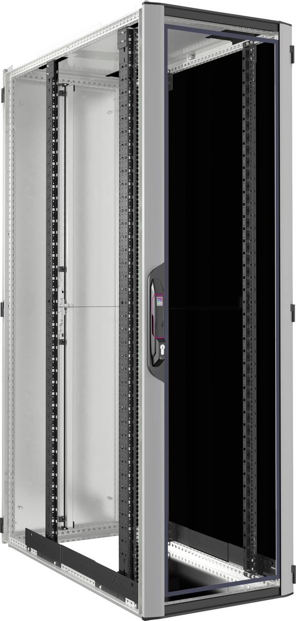 Rittal VX 5310.128 Szafa rack 19'' (S x W x G) 600 x 2000 x 1200 mm 42 U szary, czarny