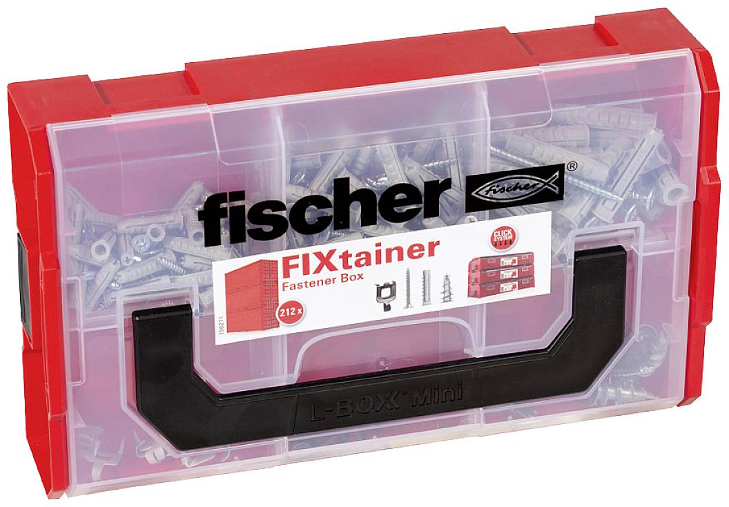 Fischer 534076 FIXtainer - SX Zestaw kołków 120 szt.